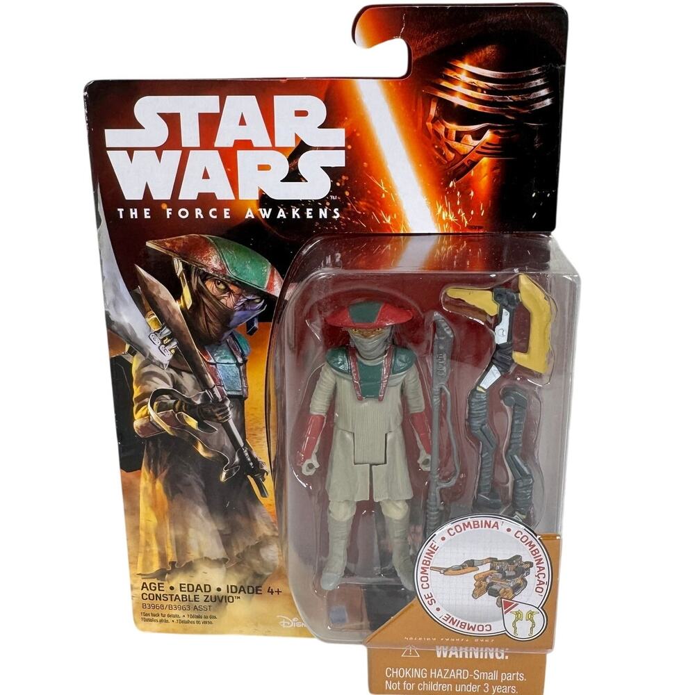 2015 Hasbro Disney‎ Star Wars The Force Awakens Constable Zuvio 3.75 Figure